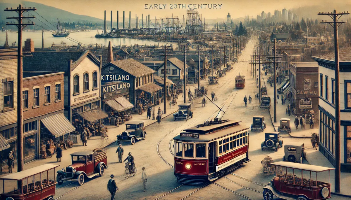 Kitsilano History - Introduction Of The Streetcar Brought Residents And Businesses.