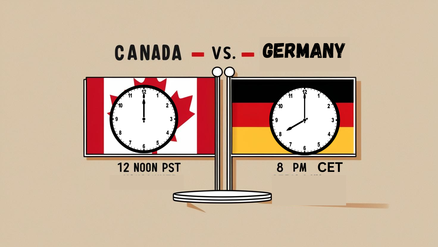 Navigating Time Zones: Canada and Germany