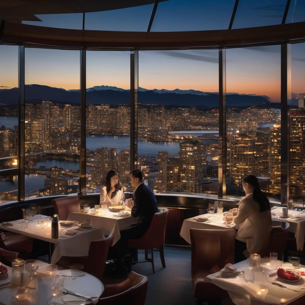 Dining with a View at SFU Harbour Centre