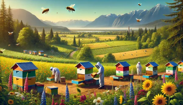 Langley is a Beekeeping Hub for Metro Vancouver and the Fraser Valley.