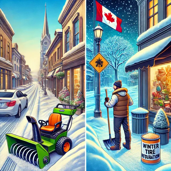 Winter Rules: Snow Removal Laws & Business Essentials in Germany vs. Canada